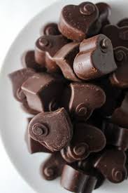 milk chocolate hearts