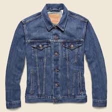 Jeans style jacket - women - Blue